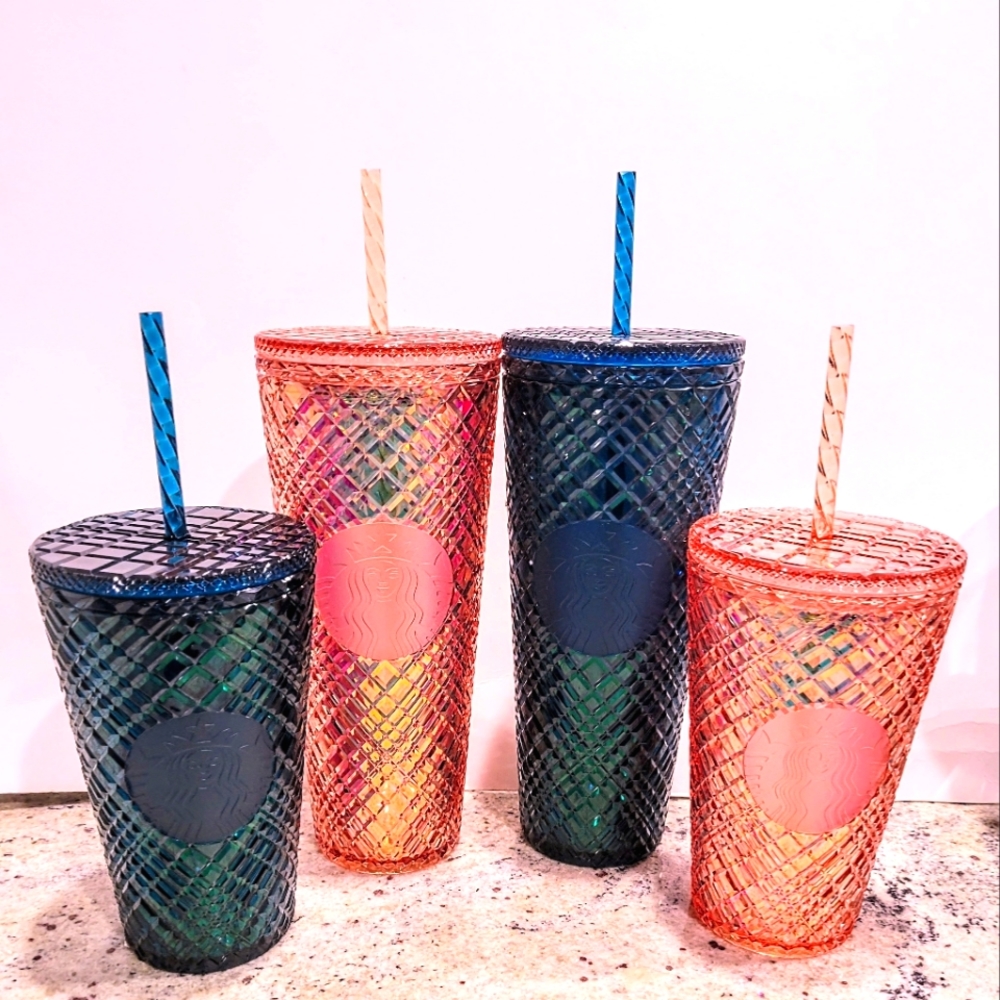 ❗️SOLD❗️Starbucks Holiday Jewels Tumbler 4pc set LMTD EDT!!